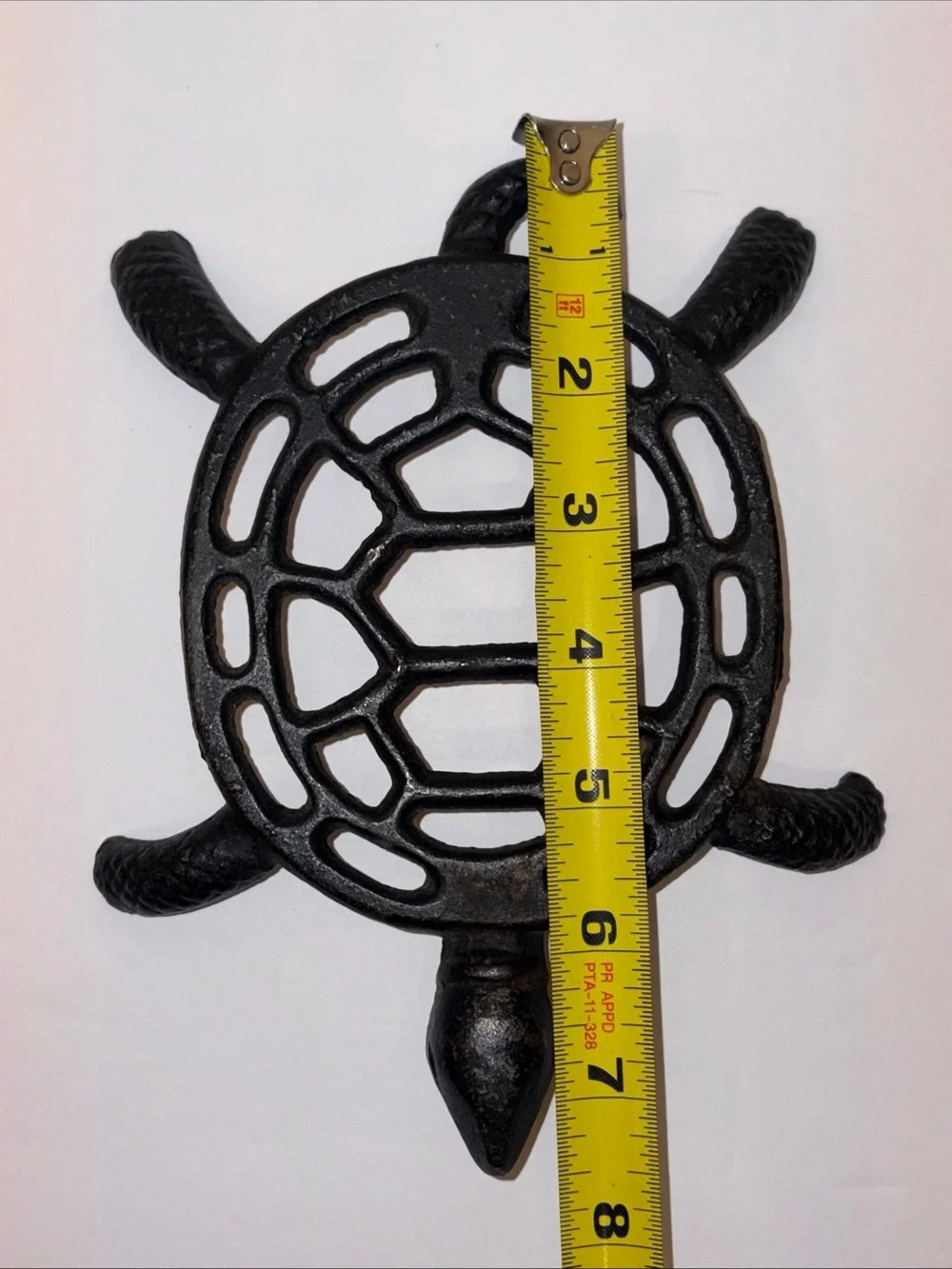 Cast Iron Turtle Trivet - Black